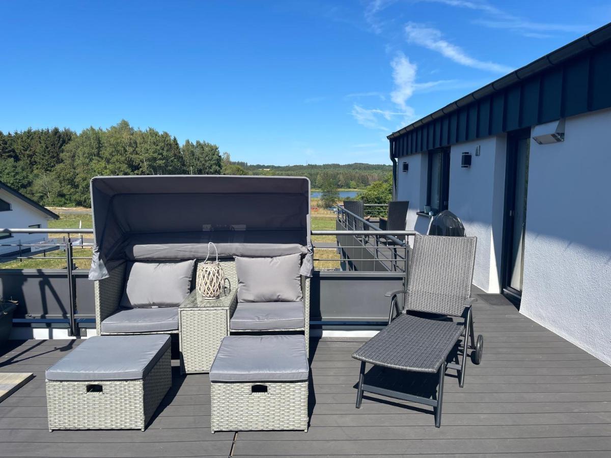 #Neu L Seeblick L Netflix L Boxspring L Nespresso L E-Tuer L Terrasse L 82M2 Ulmen Buitenkant foto